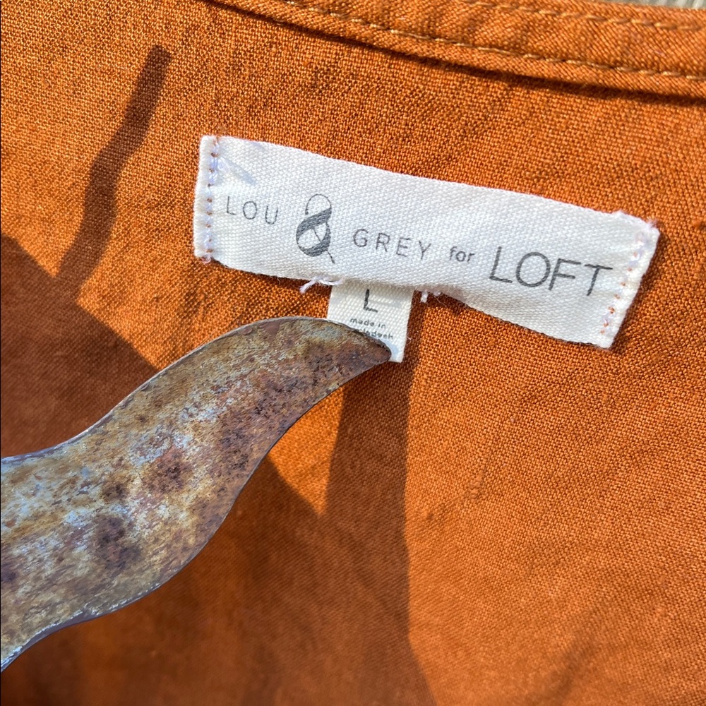 Minimalist linen midi with pockets🍁🍂 - Picture 7 of 7